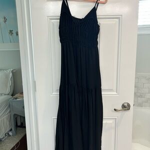 Black Spaghetti Strap Maxi Dress - Classic Summer Style
